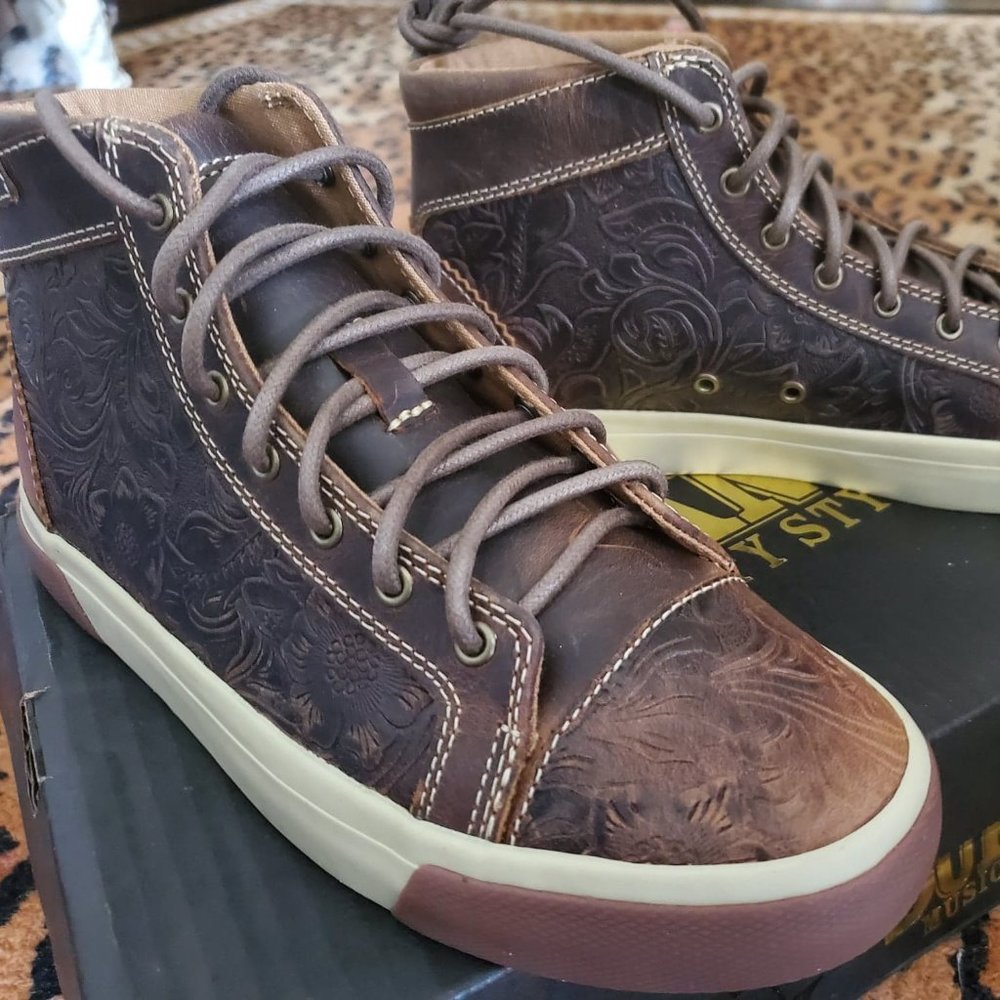 Durango Women's Western Embossed High-Top Sneakers